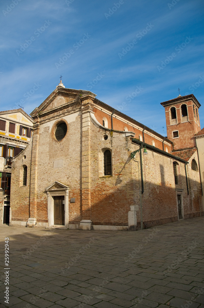 San Giacomo da l Orio church at Venice, Italy