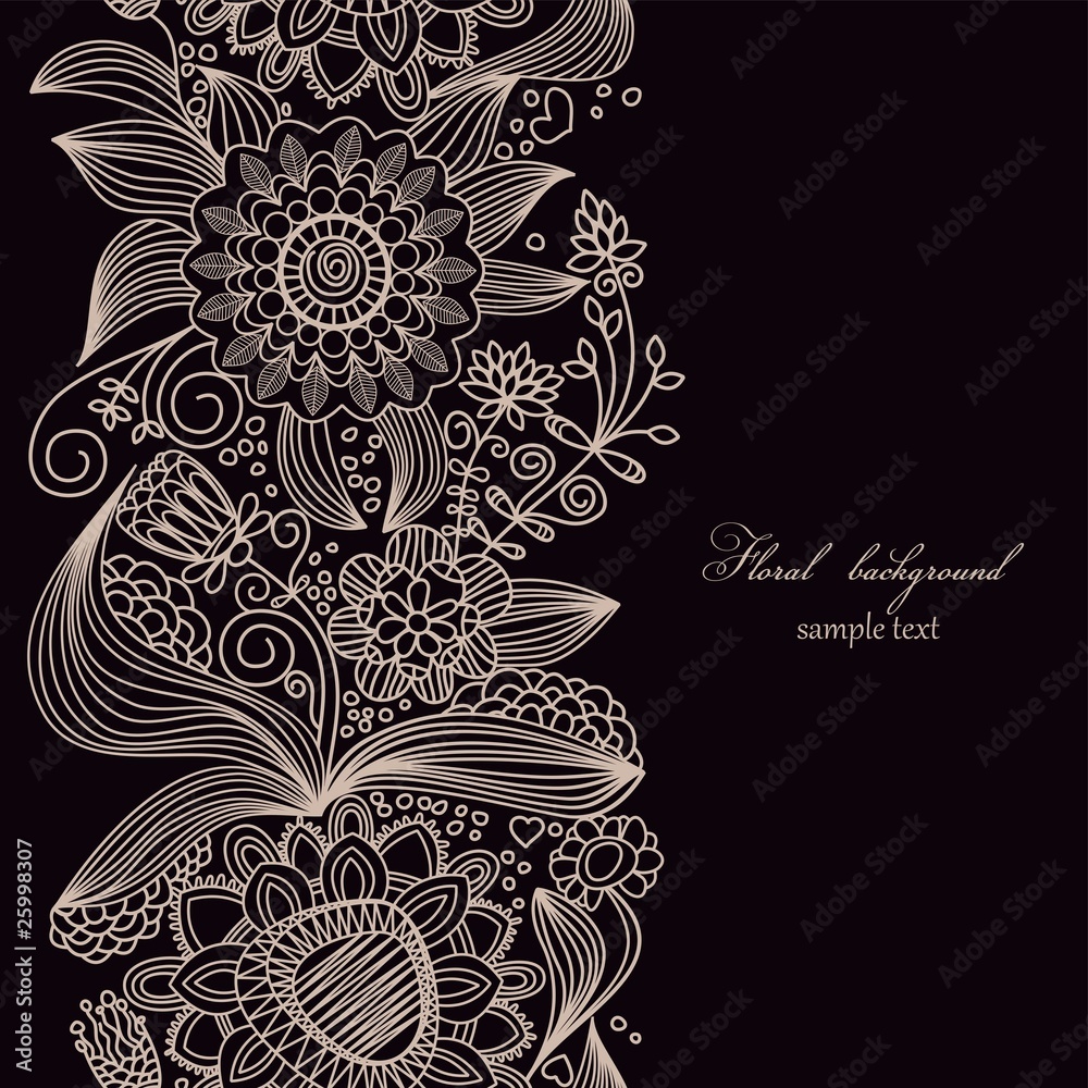 Floral seamless background
