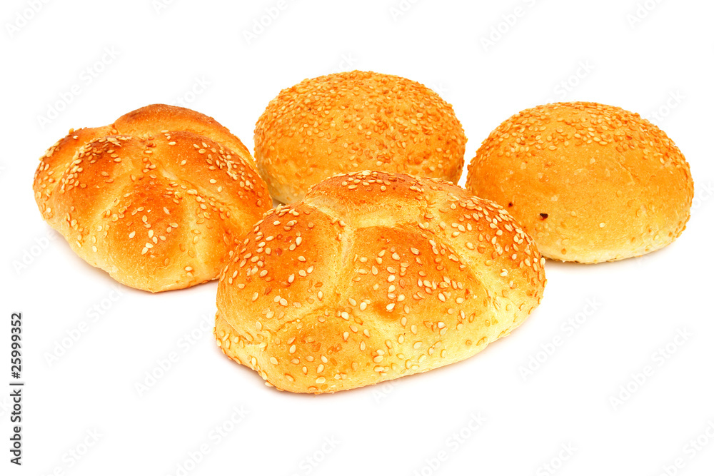 Fresh white bread