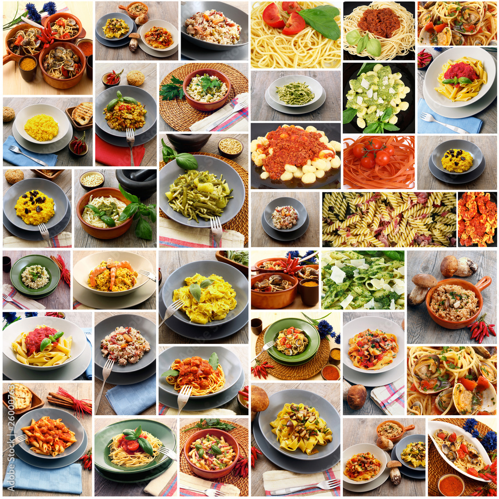 pasta italiana collage pasta italiana collage