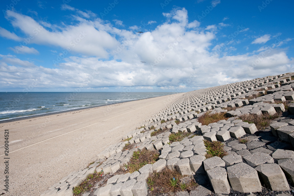 Foto Dutch sea dike