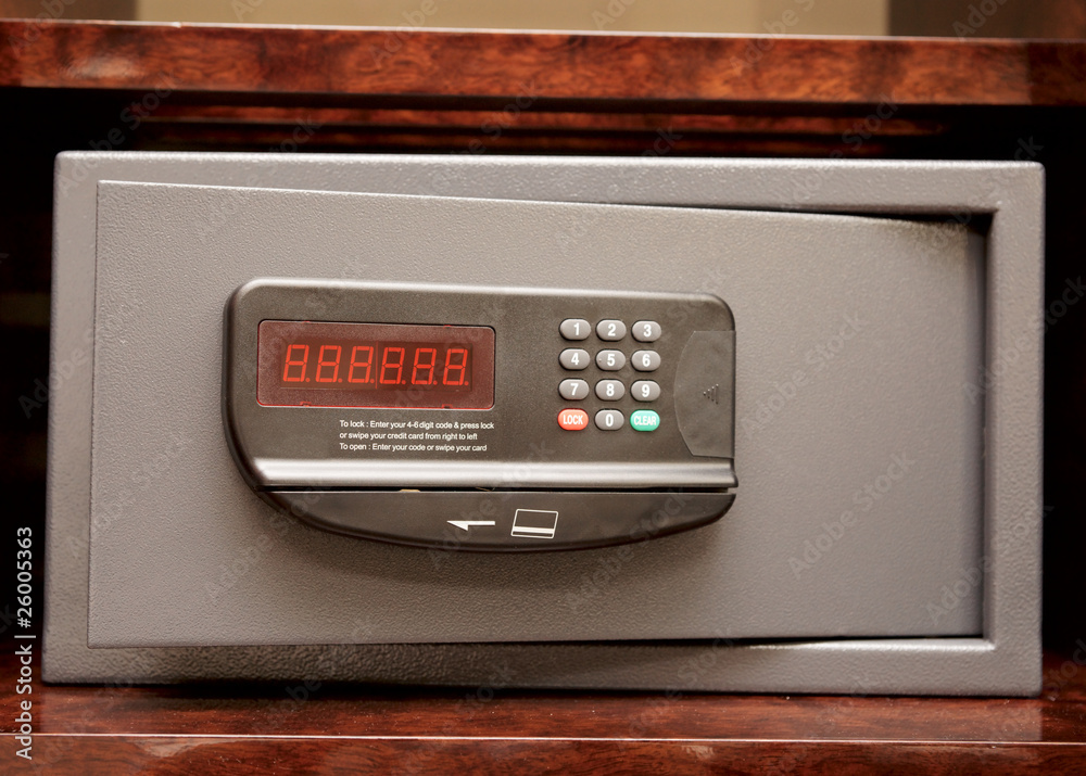 Obraz premium Safe in wealthy house