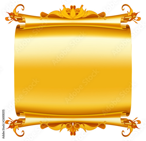 Vintage scroll