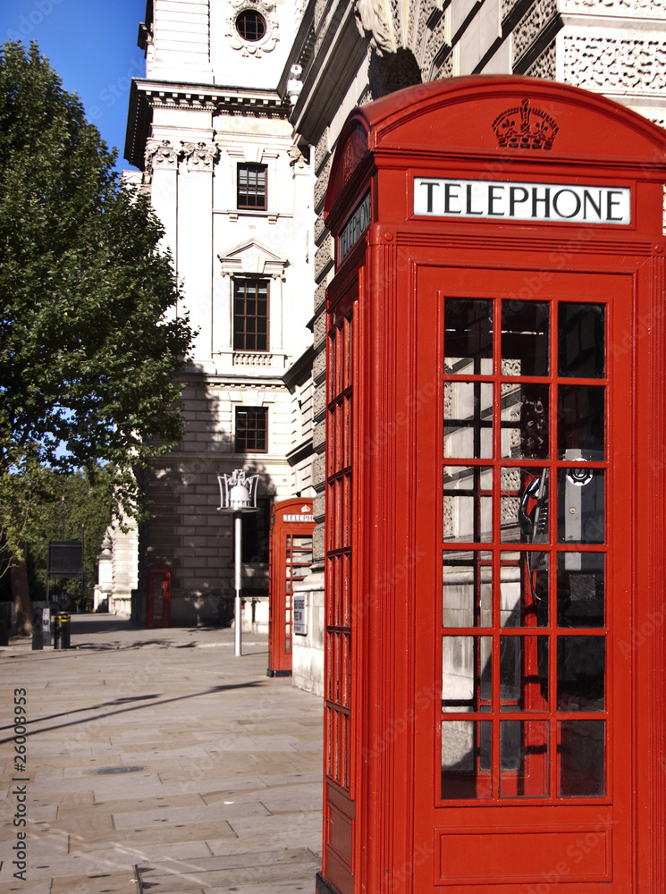 Telephone box near Westminster