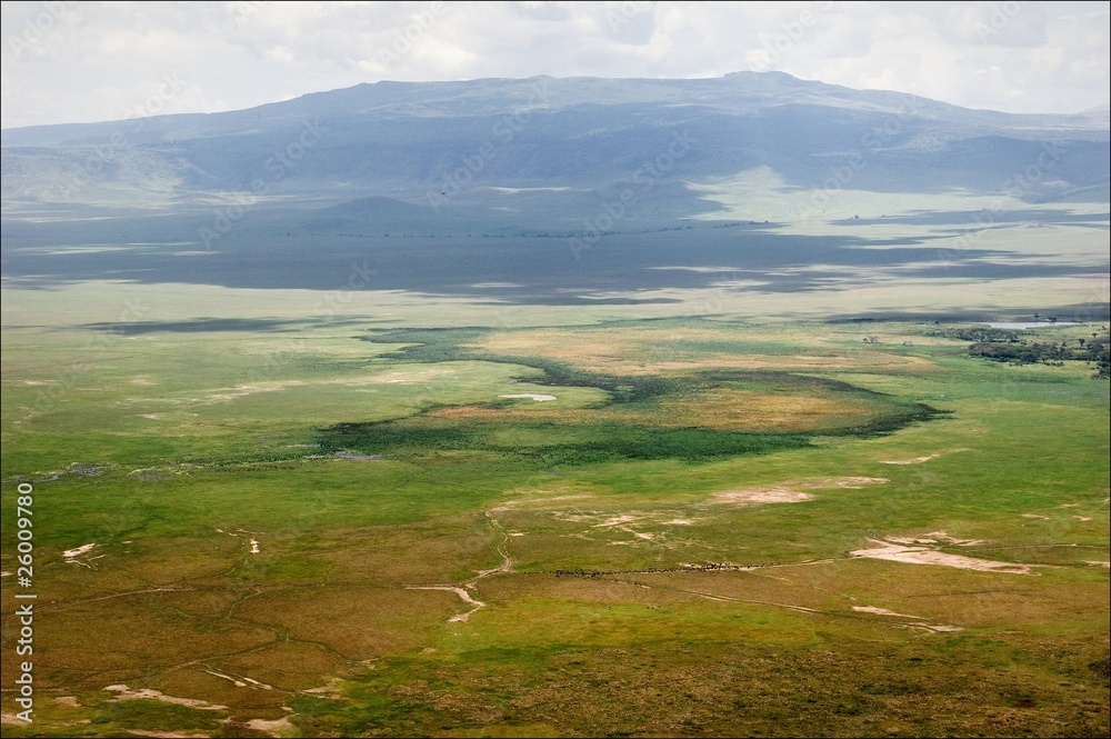 Fototapeta premium Crater of Ngoro Ngoro.
