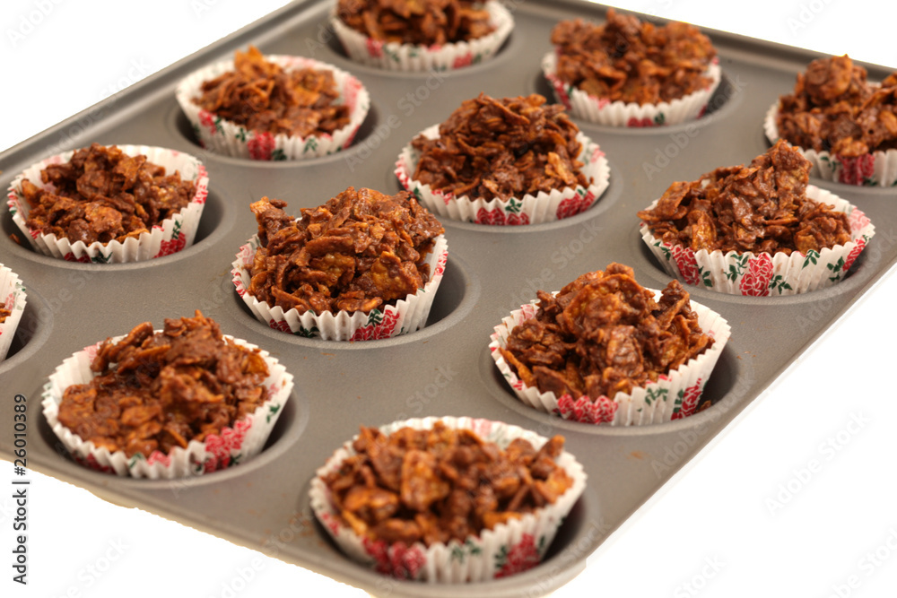 Chocolate Crispy Cakes Chocolate Crispy Cakes