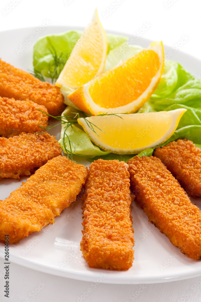 Fried fish fingers Fried fish fingers