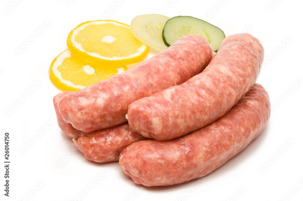 Rohe fränkische Bratwurst Rohe fränkische Bratwurst