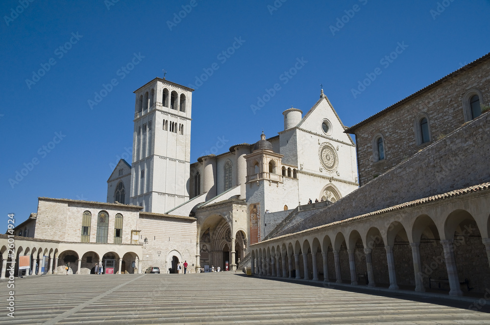 St. Francesco Basilica. Assisi. Umbria.