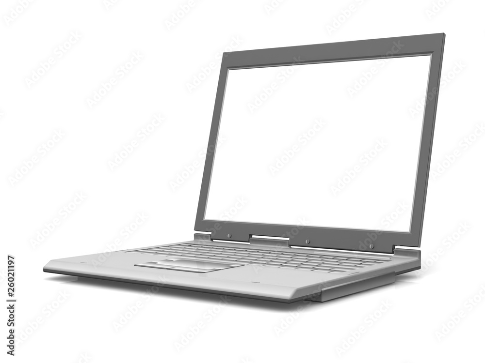 Professional Laptop isolated on white with empty space Professional Laptop isolated on white with empty space