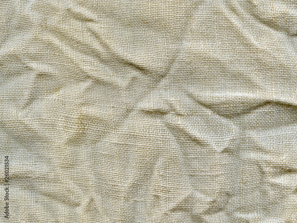Crumpled fabric