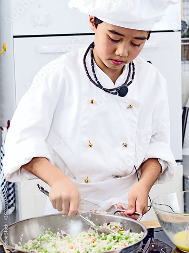 children cooking photo