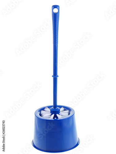 toilet brush isolated on white background