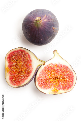 Fototapeta Naklejka Na Ścianę i Meble -  fig fruit on white background