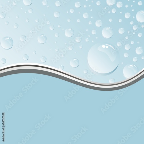 Water drops background