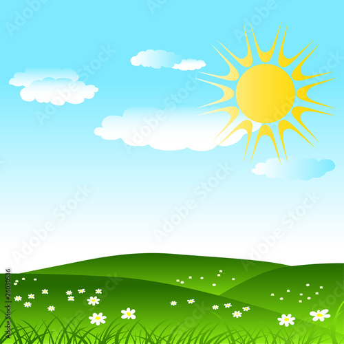 nice weather rural