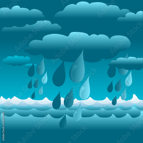 rains our sea-level vector