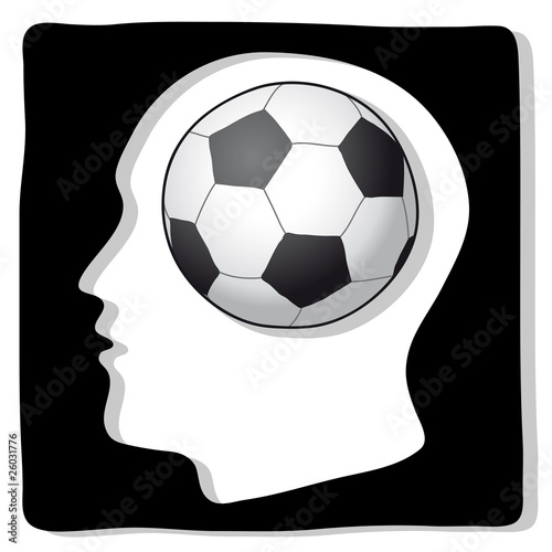 pallone in testa