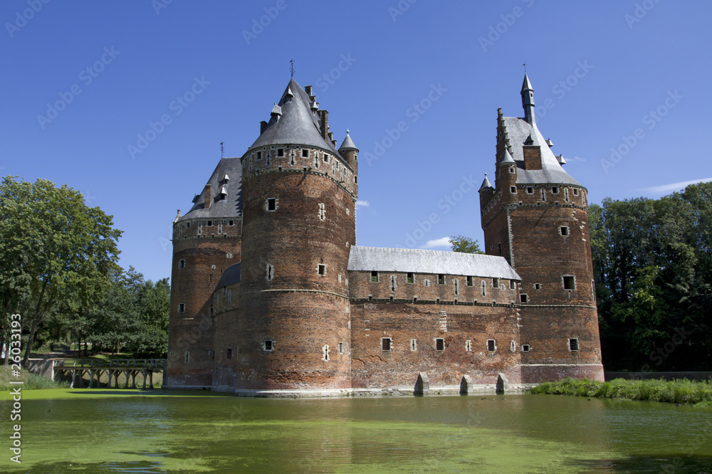 Beersel Castle in Brussels