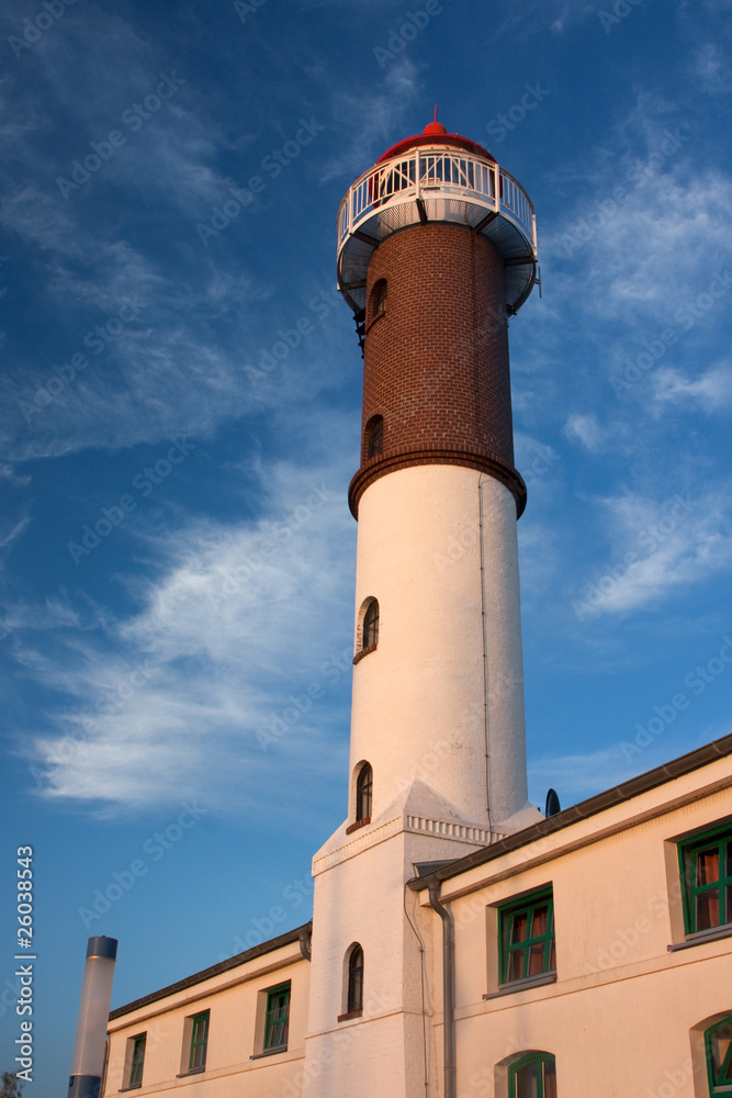 Leuchtturm am Hafen von Timmendorf, Insel Poel, Mecklenburg