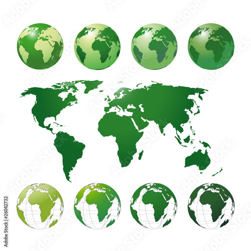 grüne Erde