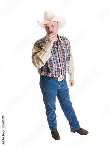 Cowboy with cigarette © David Gilder