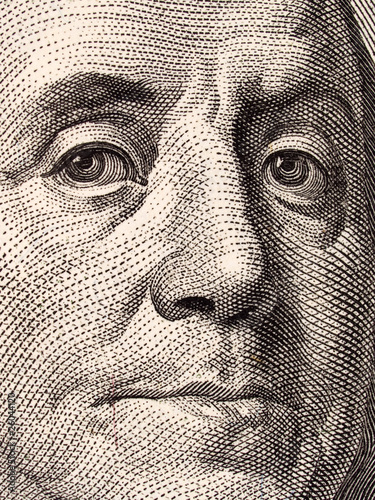 Stock Macro Photo of U.S. Currency