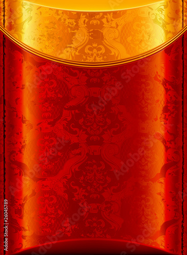 Old Gold and Red background