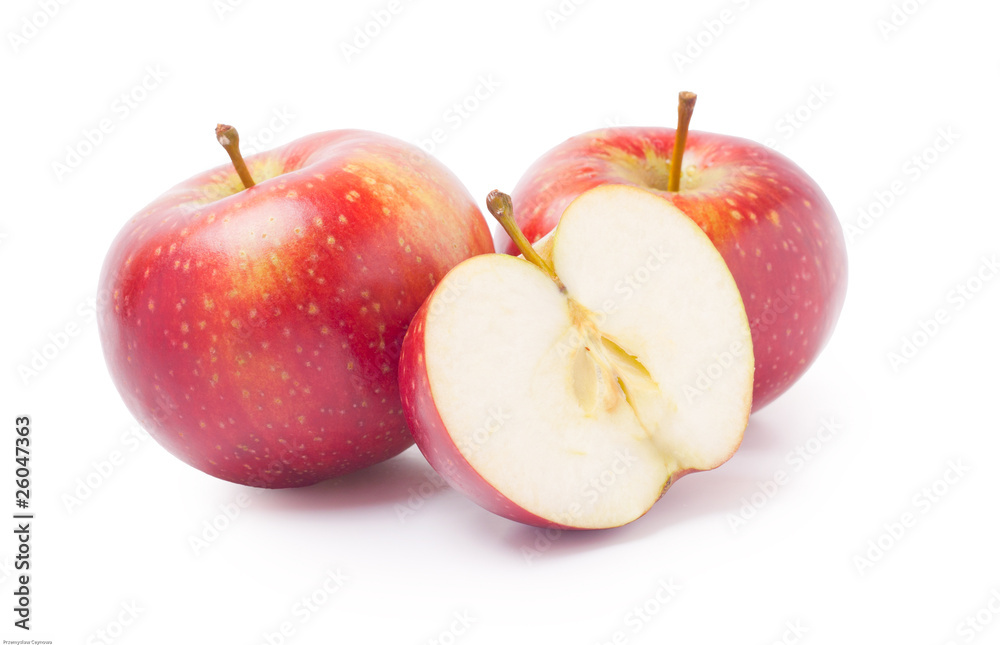 Dwa i pół jabłka - obrazy, fototapety, plakaty 