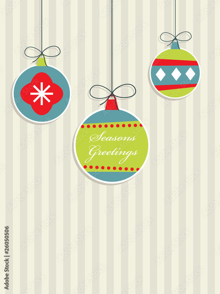red blue and green christmas Stock Vector | Adobe Stock
