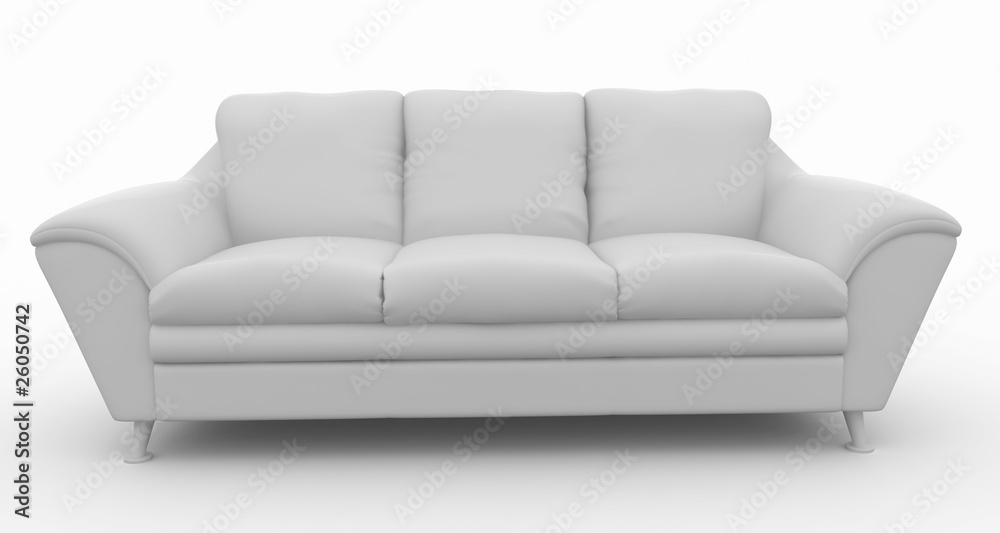 Naklejka premium 3d furniture detailed