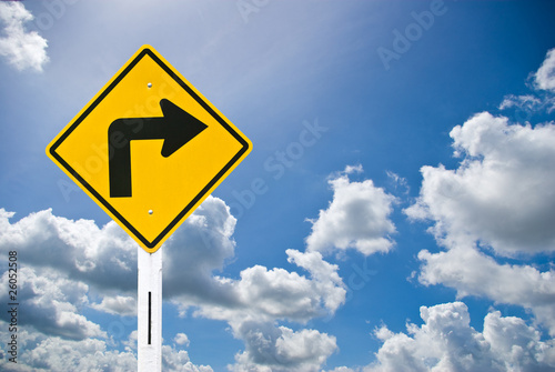 Sign and sky