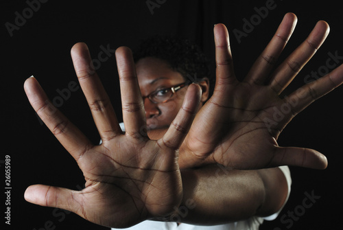 African woman's hands photo