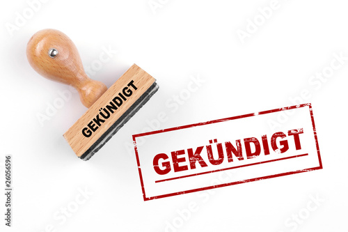 gekündigt photo