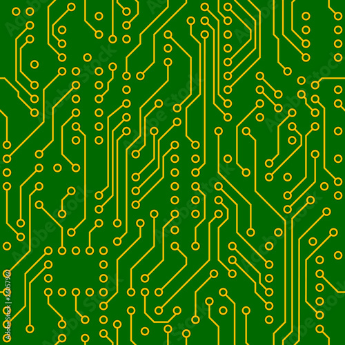 Seamless pattern of circuit board