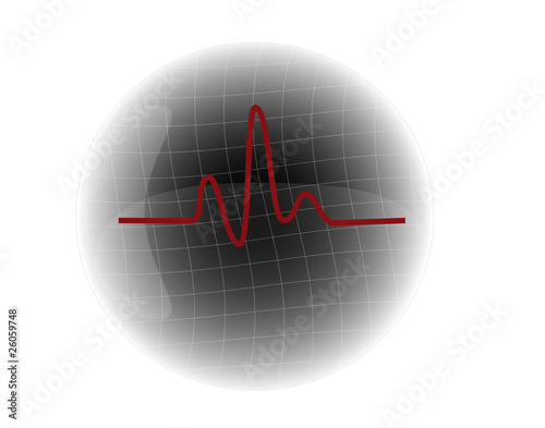 cardiogram vector illustration