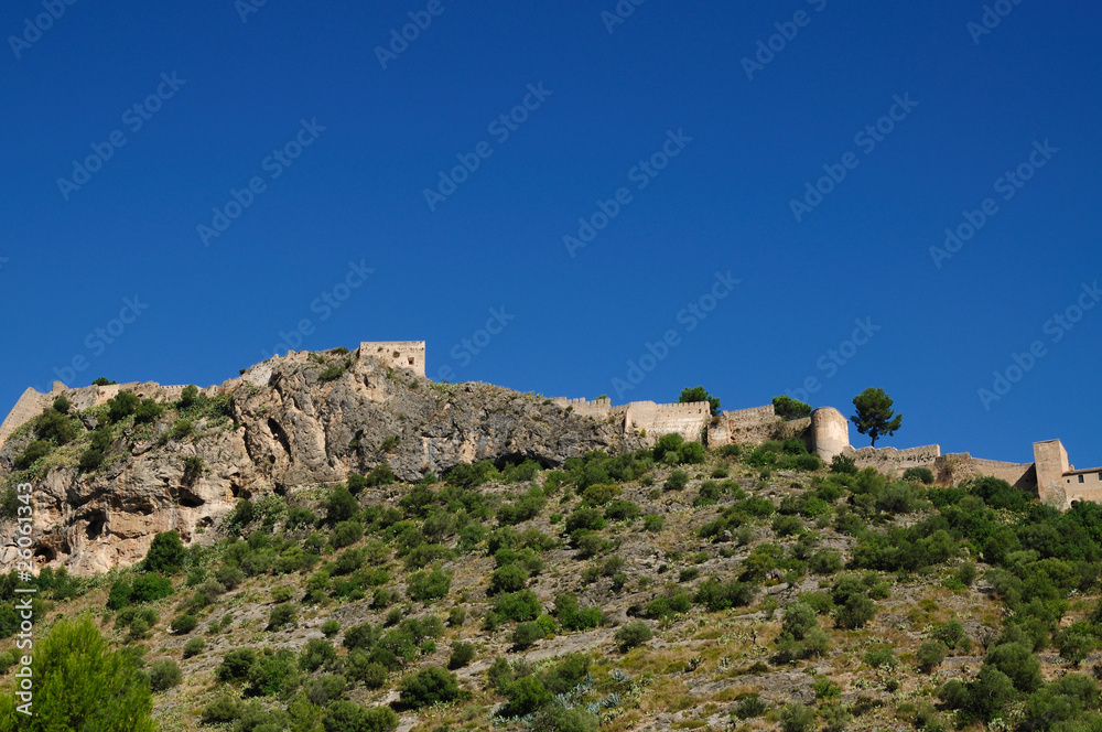 The castle of Xativa (Spain)