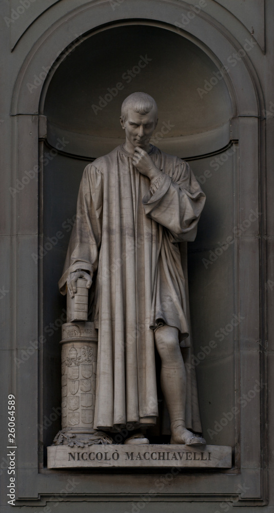 Fototapeta premium Niccolo Machiavelli statue, Florence