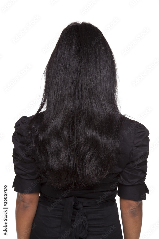 Naklejka premium Businesswoman - Latina back side