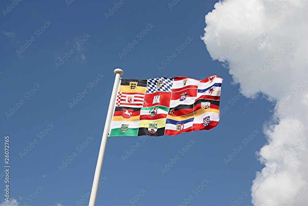 Fototapeta premium Flaga krajów związkowych