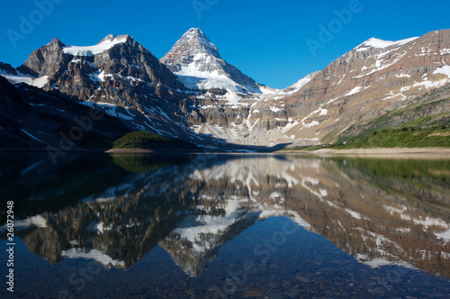 Mount Assiniboine with reflection, Canadian Rockies © skylightpictures
