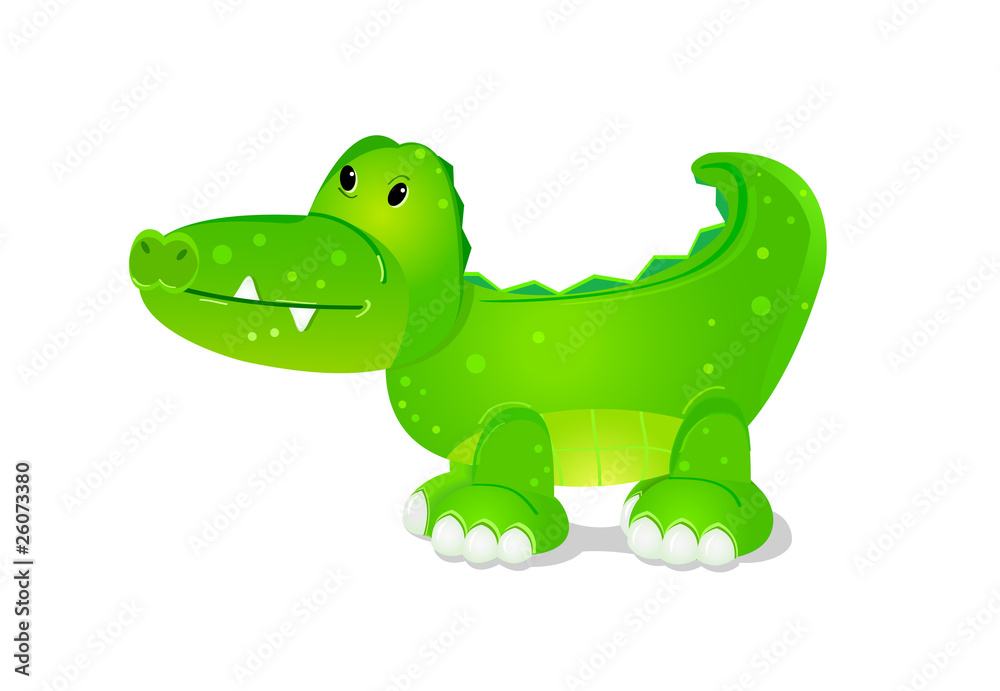 Naklejka premium toy cute crocodile