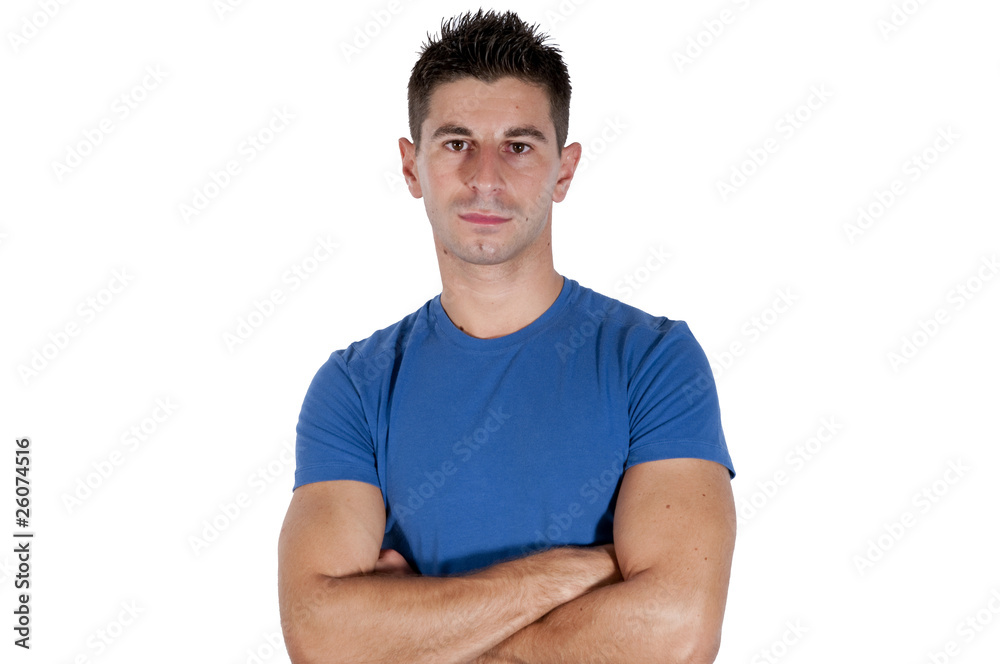 man with arms crossed