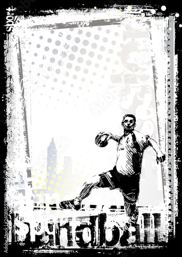 Fototapeta handball background