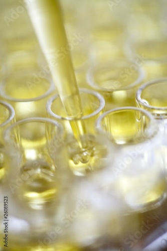 Test tubes and pipette