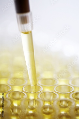 Test tubes and pipette