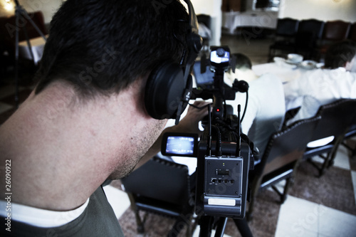 Working cameraman