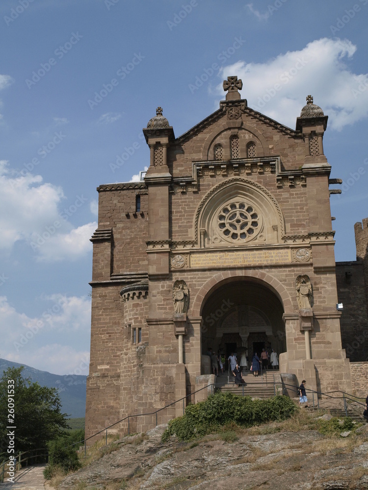 Basílica del Castillo de Javier en Navarra