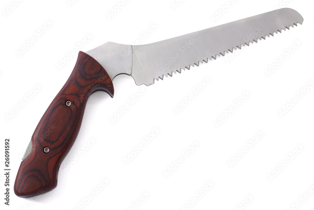 Knife with wood handle and exchangeable blade Knife with wood handle and exchangeable blade