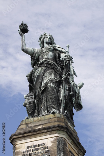 Niederwalddenkmal in Nahaufnahme